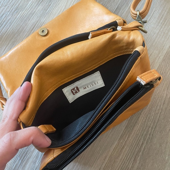 Genuine Leather Crossbody Bag - Picture 2 of 3